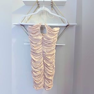 Ruched bodycon dress worn only once